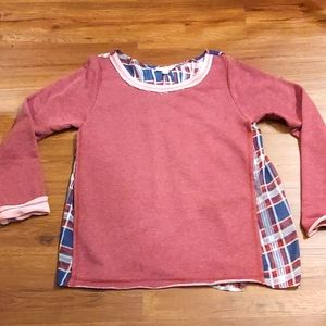 Hem & Thread Swingback Top sz M